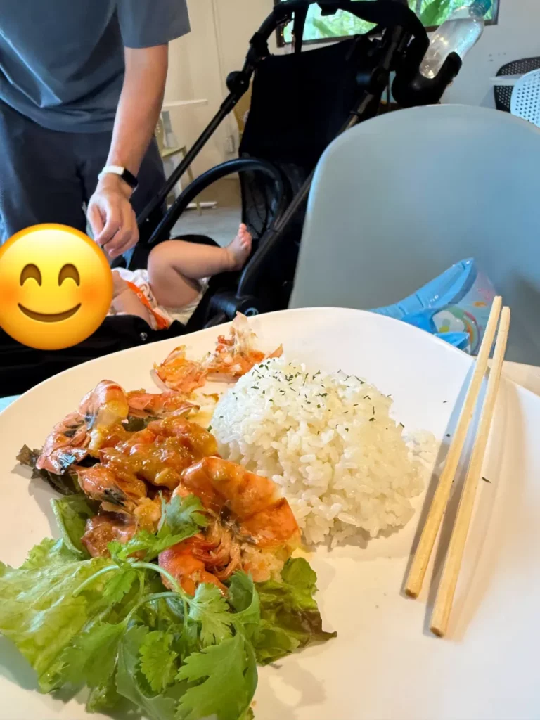 フサキビーチリゾート ホテル&ヴィラズのレストランAqua Garden Cafeのご飯を撮影した写真1