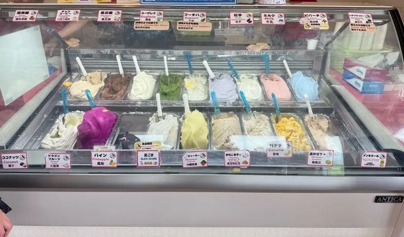 ミルミル本舗のアイスクリームを撮影した写真