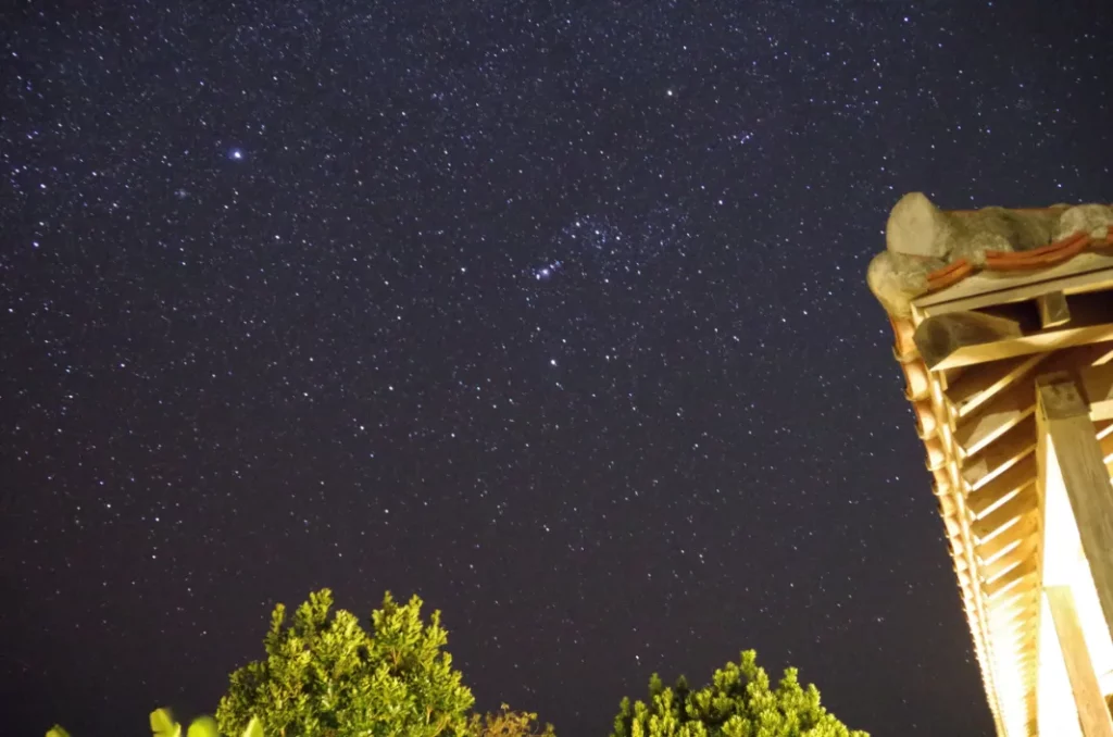 星野リゾート星のや竹富島の星空を撮影した写真1