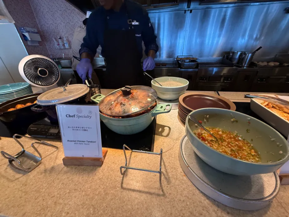 クラブメッド・石垣島カビラのレストランでのビュッフェの料理を撮影した写真9